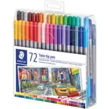 Rotulador Staedtler 3200 punta fina/extra gruesa multicolor 72 uds.