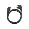 Gembird PC-186 cable de alimentación Negro 1,8 m CEE7/4 conector hembra C14