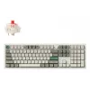 Teclado mecánico de tamaño completo Keychron Q6 Max – interruptores rojos, carcasa blanca
