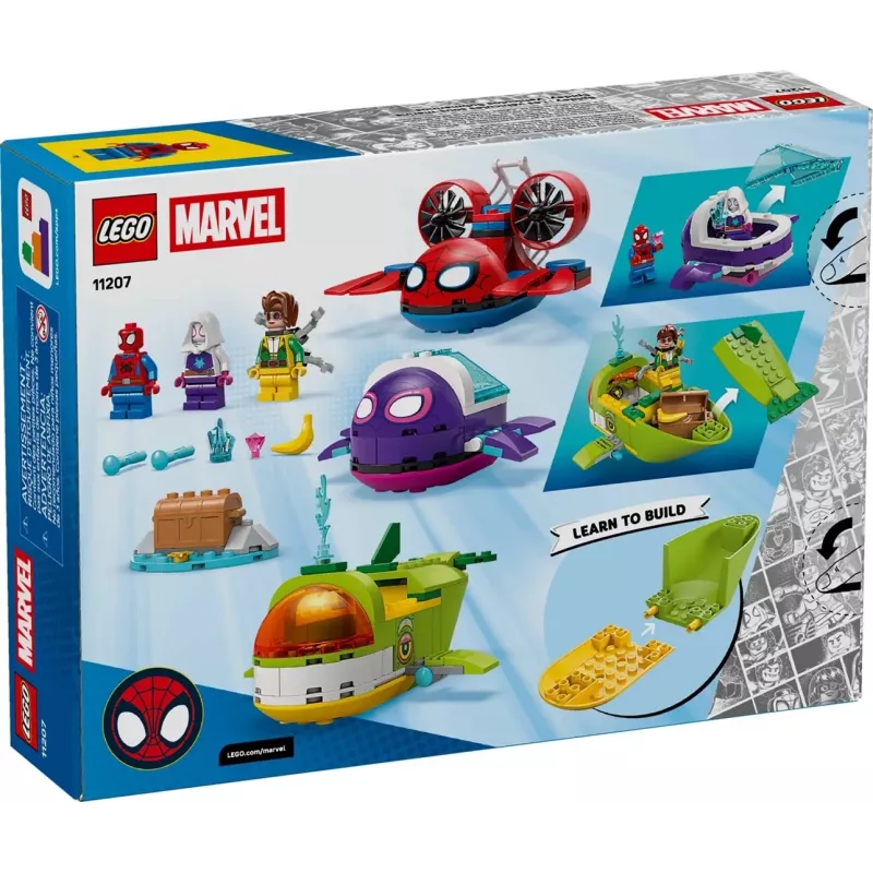 LEGO MARVEL 11207 Spidey: Vehículos submarinos