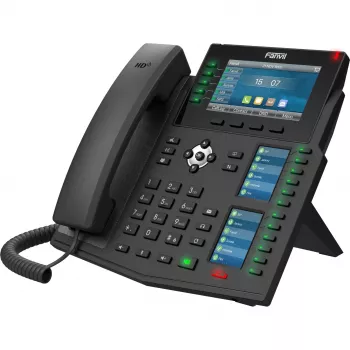 Teléfono IP Fanvil X6U V2 negro 20 líneas LCD Wi-Fi
