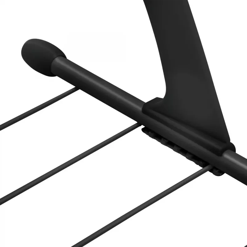 Carro auxiliar JATA HTEN2403 negro polipropileno acero inoxidable