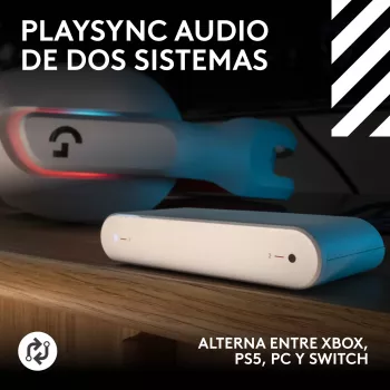 Auriculares inalámbricos y con cable Logitech G Astro A20 X blancos