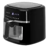 Adler AD 6318 freidora de aire, 8 l, 2500 W, pantalla LCD, 9 programas, negra