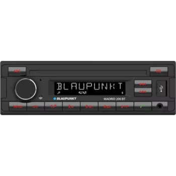 Autorradio BLAUPUNKT Madrid 200 BT — 1-DIN, Bluetooth, poca profundidad de montaje