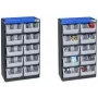 Organizador de piezas pequeñas allit VarioPlus Pro 53/20 An x Al x Pr 300 525, sistema modular de recipientes de almacenamiento