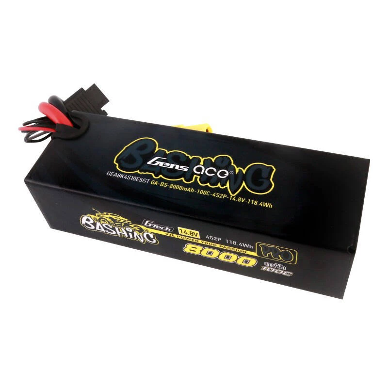 Pack de baterías LiPo Gens ace 8000mAh 14.8V 100C 4S2P