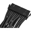 SilverStone SST-PP07-MBB cable alargador ATX de 24 pines, 30 cm, negro