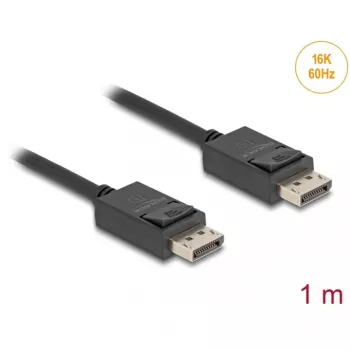 Cable DisplayPort DeLOCK 81174 1 m negro DisplayPort a DisplayPort