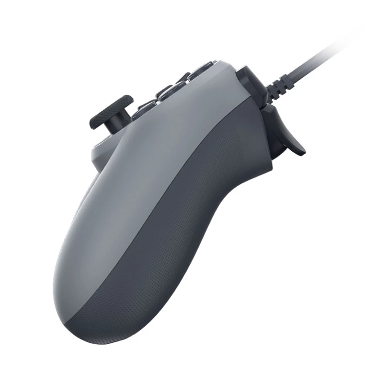Mando con cable GameSir T3 GY — diseño ergonómico, compatible con PC
