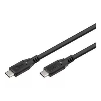 Cable USB-C Goobay, USB4, 240 W, 40 Gbit/s, Power Delivery, 0,5 m (0,50 m, USB 4.0, 240 W), cable USB