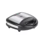 Sandwichera Teesa TSA3221 800 W negra acero inoxidable