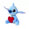 Peluche SIMBA Stitch con corazón 50 cm, personaje suave y mullido
