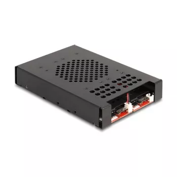 Caja para SSD DeLOCK 47117 bastidor extraíble de 3,5 pulgadas para 2 x SSD M.2 NVMe