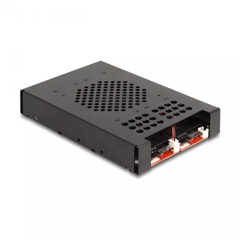 Caja para SSD DeLOCK 47117 bastidor extraíble de 3,5 pulgadas para 2 x SSD M.2 NVMe