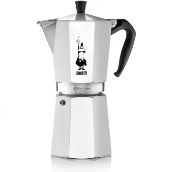 Bialetti Moka Express Cafetera moka 0.55 L Negro, Plata