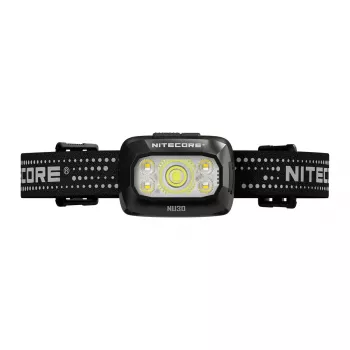 Linterna frontal Nitecore NU30 — linterna LED frontal compacta y portátil, hasta 500 lúmenes, varios niveles de potencia, modo de luz roja