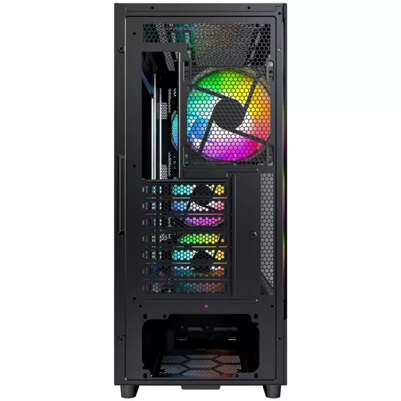 Caja de PC Montech X5 Midi Tower Negro ATX 3 ventiladores de 140 mm