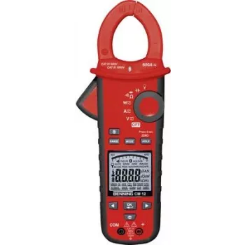 Benning CM 12 pinza amperimétrica CAT IV 600 V visualización (cuentas): 9999 (044680)