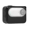 Funda de silicona para el estuche de carga de la Insta360 GO 3 de Puluz (negra) - funda protectora para el estuche de carga
