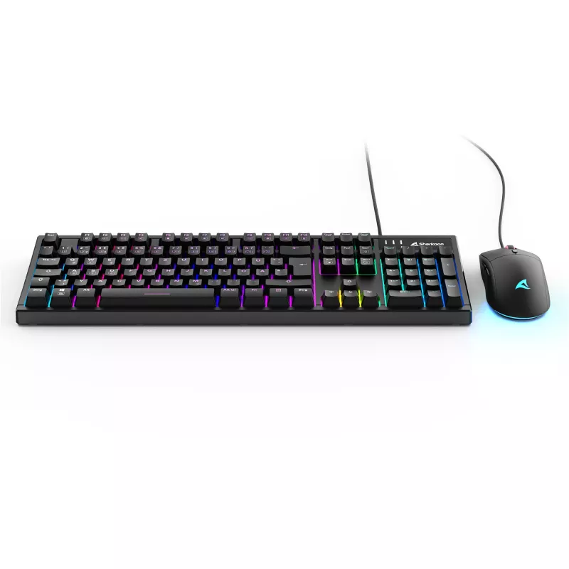 Conjunto de teclado y ratón gaming Sharkoon SKILLER SGB15 Combo DE con distribución alemana