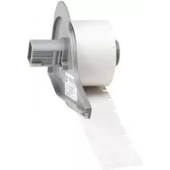Brady, M7-17-427, vinilo, autolaminado, blanco/transparente, mate, 12,70 x 9,53(25,40) mm, para diámetro de cable de 2,70 - 5,10 mm, permanente (500 uds.) (173411)