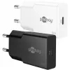 Cargador rápido fino USB-C PD GaN (30 W) (blanco)