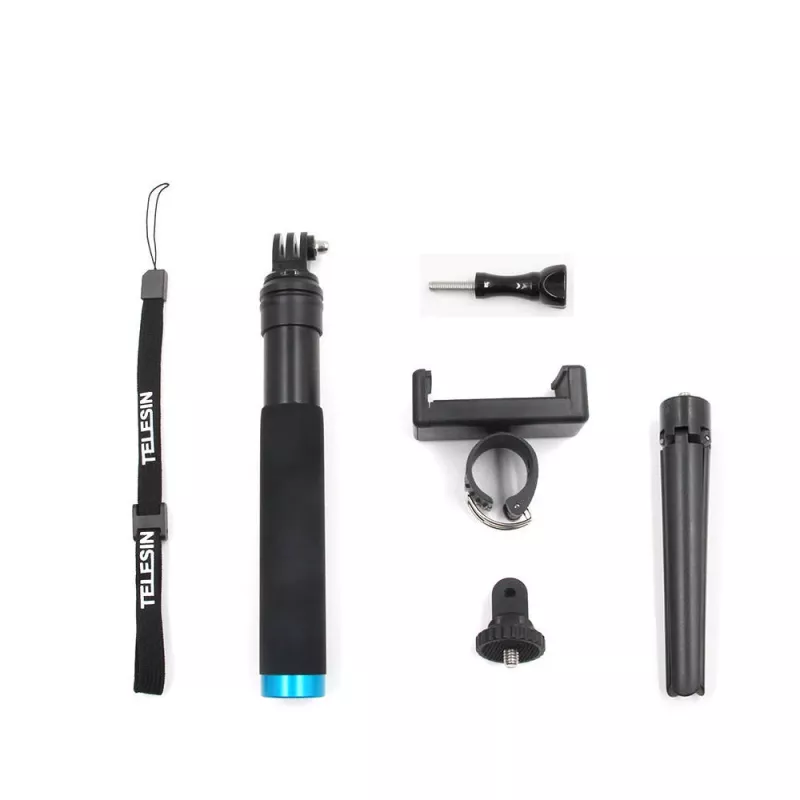 Selfie stick Telesin GP-MNP-090-D longitud ajustable ligero