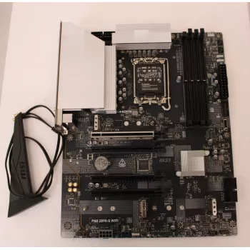 Placa base MSI PRO Z890-S WIFISO — generalüberholt, usado, sin accesorios, solo escudo I/O incluido