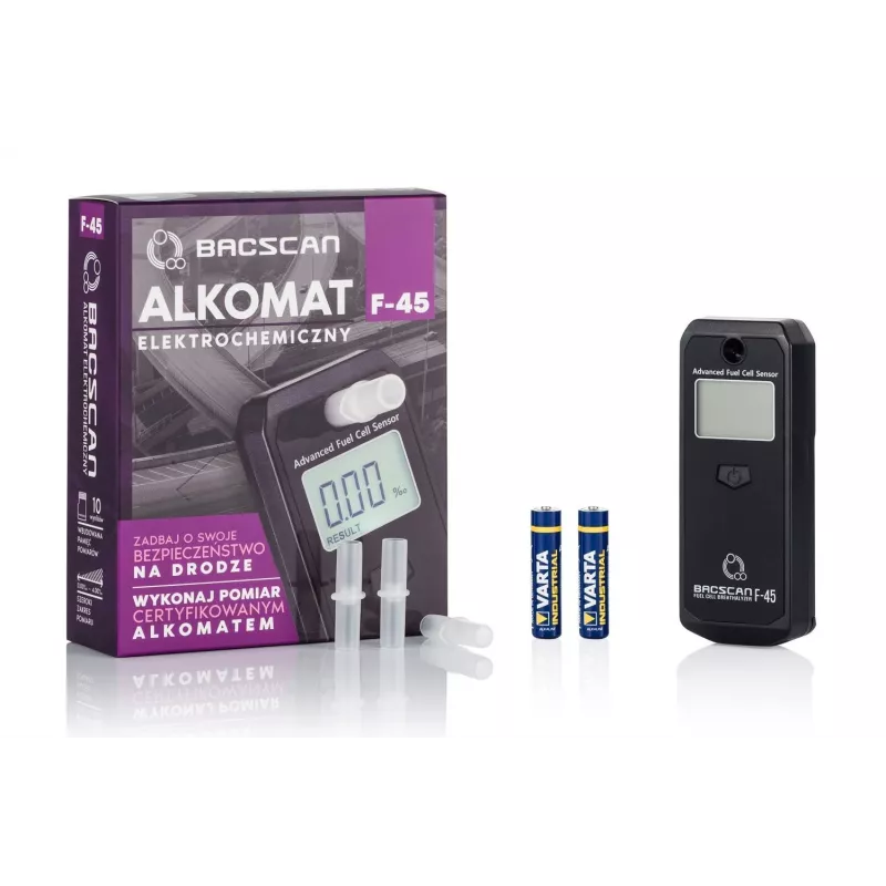 Alcoholímetro BACscan F-45 0 - 4% Negro