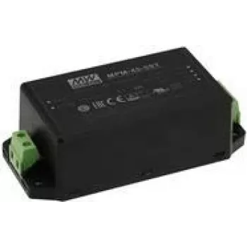 Fuente de alimentación MEAN WELL MPM-45-12ST, para interior 45 W, entrada 80–264 V, negro, salida 12 V