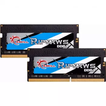 SO-DIMM 16 GB DDR4-2666 (2x 8 GB) kit dual, memoria RAM F4-2666C19D-16GRS, Ripjaws