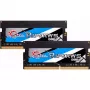SO-DIMM 16 GB DDR4-2666 (2x 8 GB) kit dual, memoria RAM F4-2666C19D-16GRS, Ripjaws