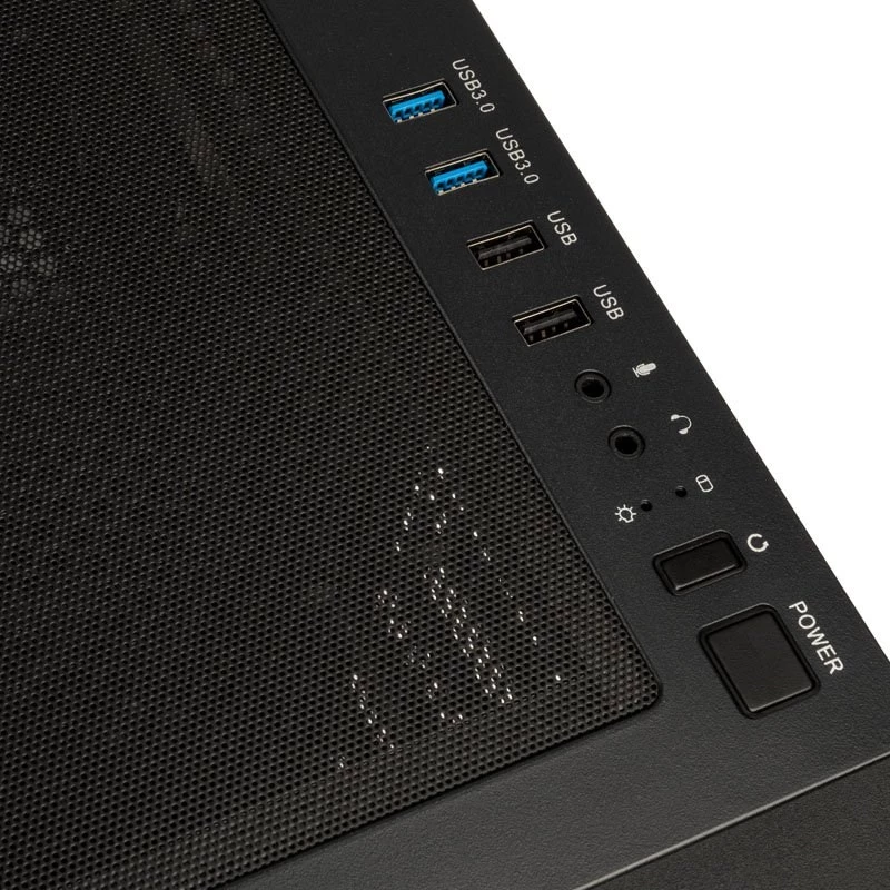 Carcasa de PC Kolink UNITY MESHBAY ARGB Midi Tower negra