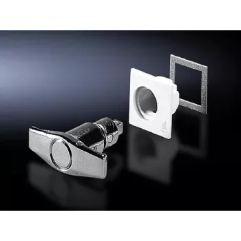 Cerradura para armario eléctrico Rittal SZ 2572.000, plata/blanco, 1 ud., 100 g
