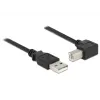 Cable USB DeLOCK 0,5m USB 2.0-A USB 2.0-B negro