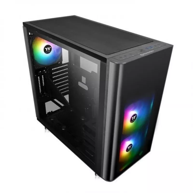 Thermaltake View 31 TG - Edición ARGB - Torre MIDI - ATX - sin fuente de alimentación (PS/2) - Negra - USB/Audio