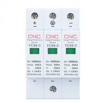 Protector contra sobretensiones HiSmart NV821747 3P 1000 VDC
