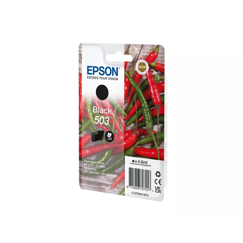 Epson 503 cartucho de tinta 1 ud. original rendimiento estándar negro