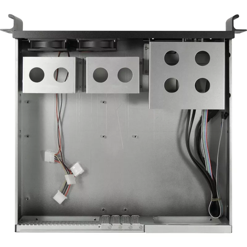 Inter-Tech 2U-K-240L chasis de servidor rack 2U para Micro-ATX, negro