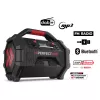 Radio de obra portátil PerfectPro ROCKTAGON 18V — radio de obra a batería