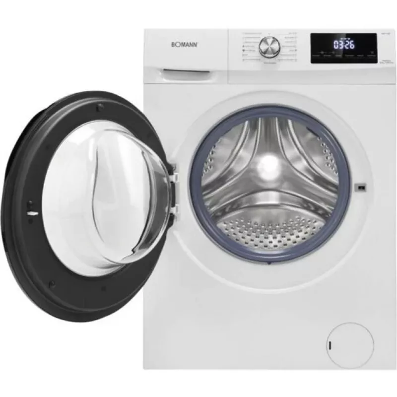 Lavadora secadora de libre instalación BOMANN WAT 7186 carga frontal blanca 8 kg de lavado / 5 kg de lavado+secado 1400 rpm