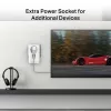 MERCUSYS MP500P KIT - Kit de inicio Powerline AV1000 Gigabit Passthrough con toma de corriente