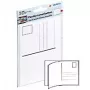 Etiquetas para postales HERMA 7758 95 x 145 mm blanco 10 uds.