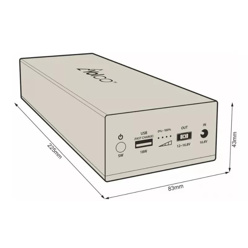 Yolco Batería externa power bank para neveras Yolco CSX5