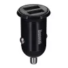 Cargador de coche Baseus Gain Pro universal negro – 2× USB 2.0, 2,4 A por puerto, entrada 12–24 V, salida 5 V