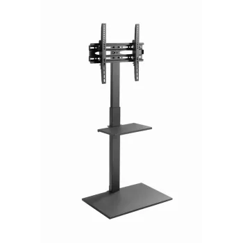Soporte de suelo para TV GEMBIRD TVS-55T-02 para televisores de 32–55 pulgadas, acero, altura 600 mm, VESA 100x100–400x400, carga máxima 35 kg