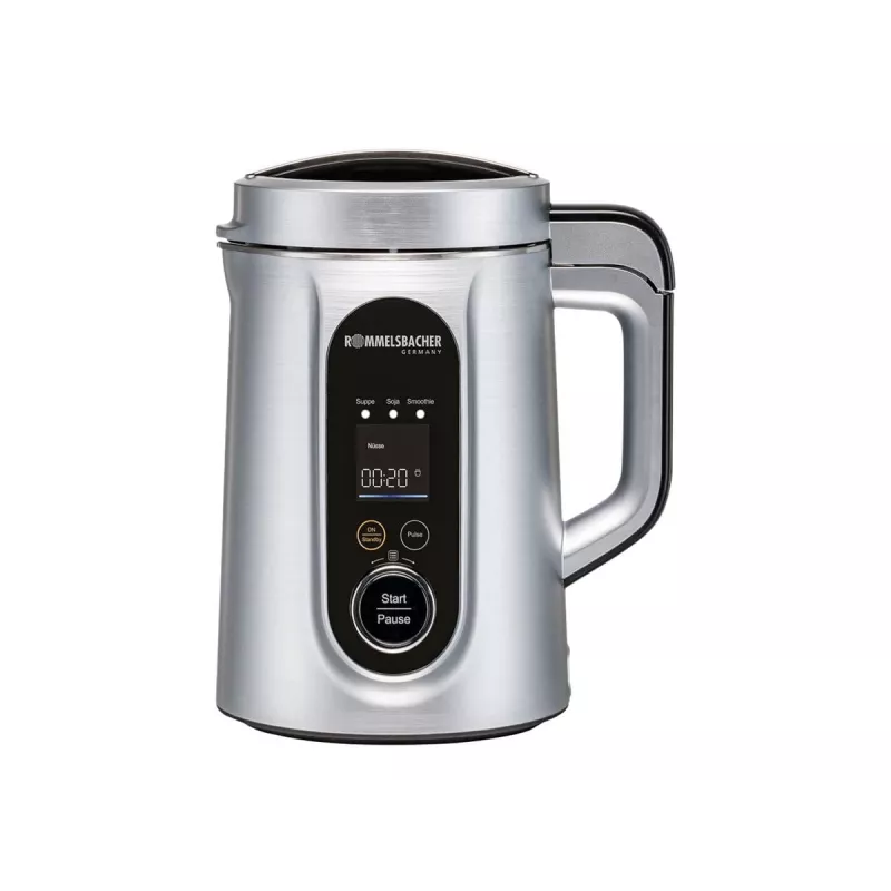 Máquina de sopas y bebidas vegetales Rommelsbacher SVD 1400, 1,3 L, 1400 W, plata, carcasa de plástico