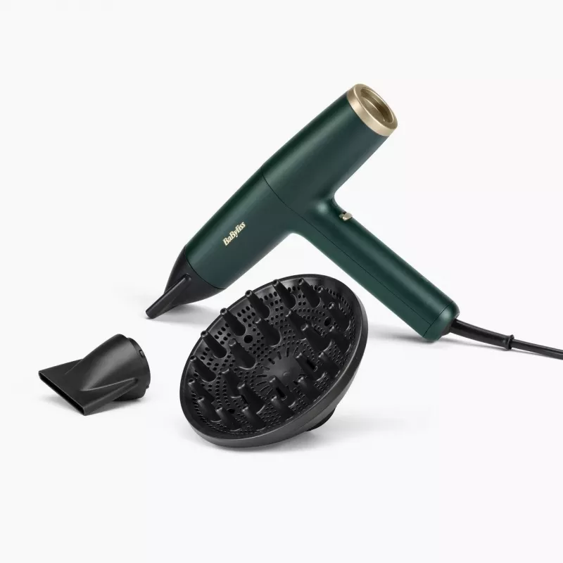 BaByliss Air Power Pro Secador de pelo 1700 W Oro, Verde