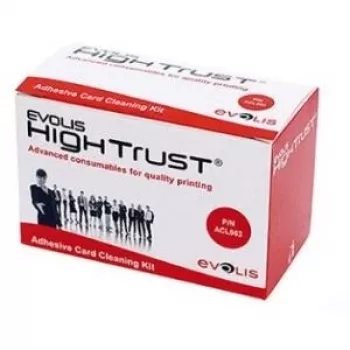 Evolis ACL003 Tarjetas adhesivas de limpieza, 50 uds., para Zenius/Primacy